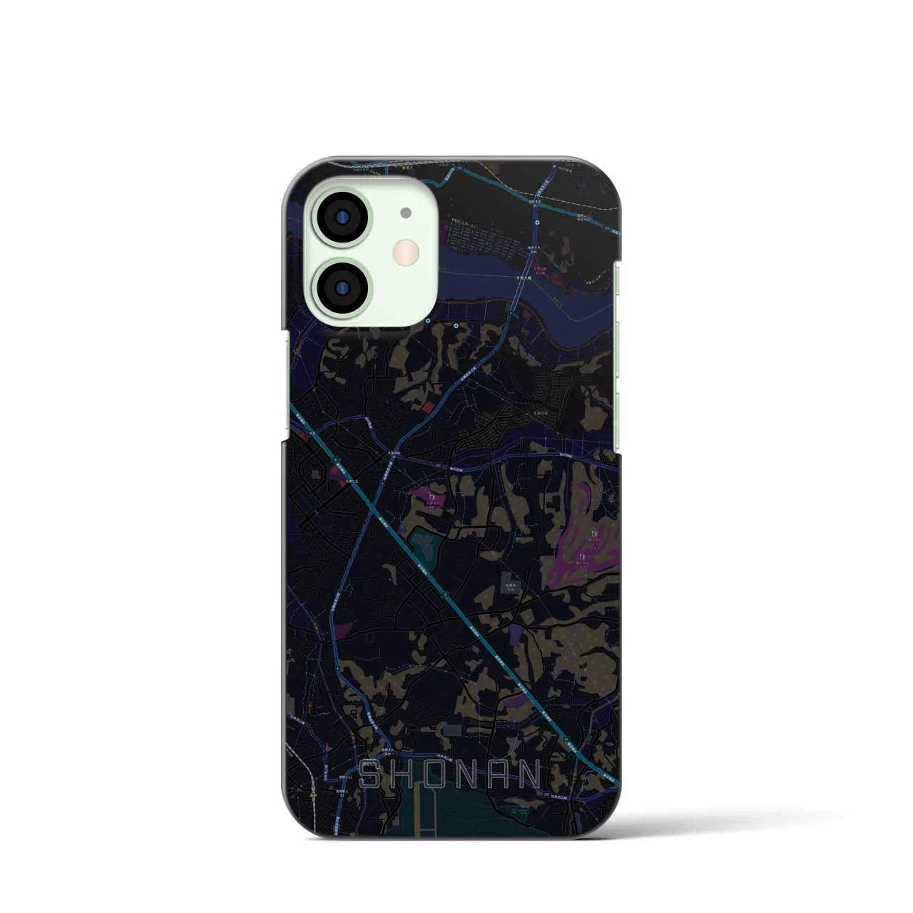 【沼南(千葉県)】地図柄iPhoneケース(バックカバータイプ)