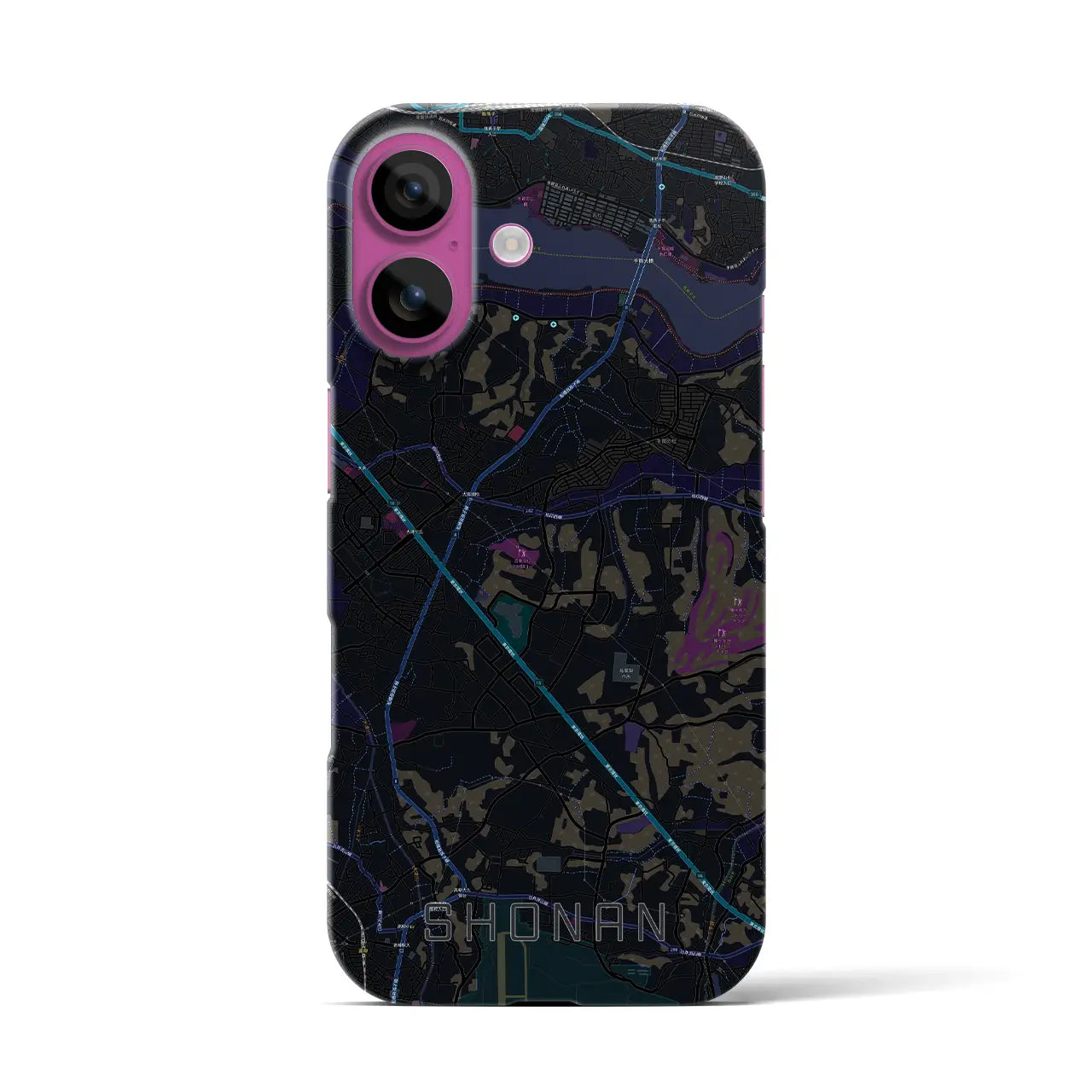 【沼南(千葉県)】地図柄iPhoneケース(バックカバータイプ)