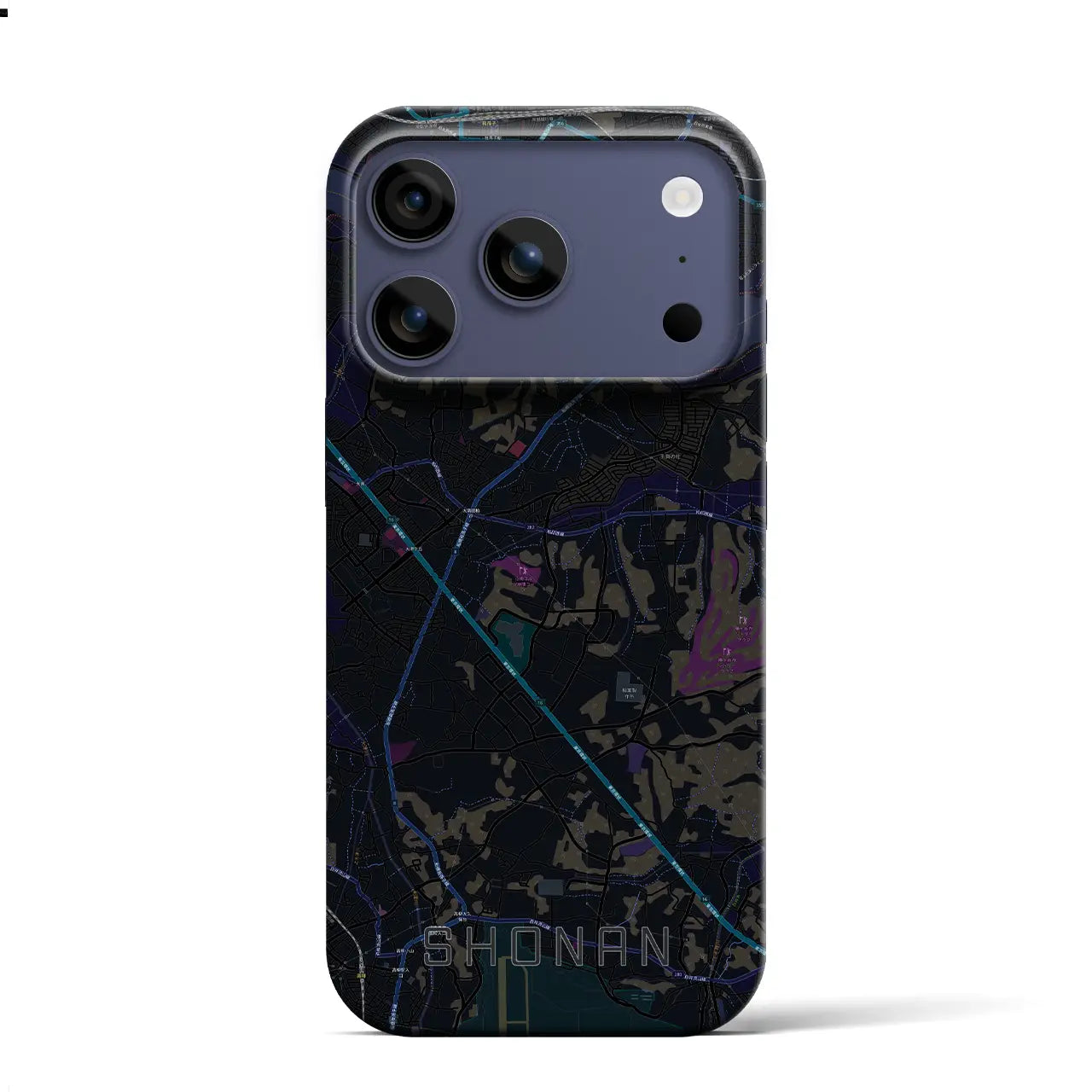 【沼南(千葉県)】地図柄iPhoneケース(バックカバータイプ)