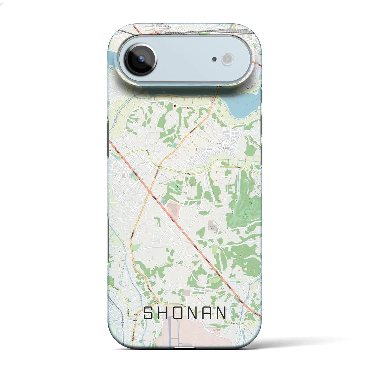 【沼南(千葉県)】地図柄iPhoneケース(バックカバータイプ)