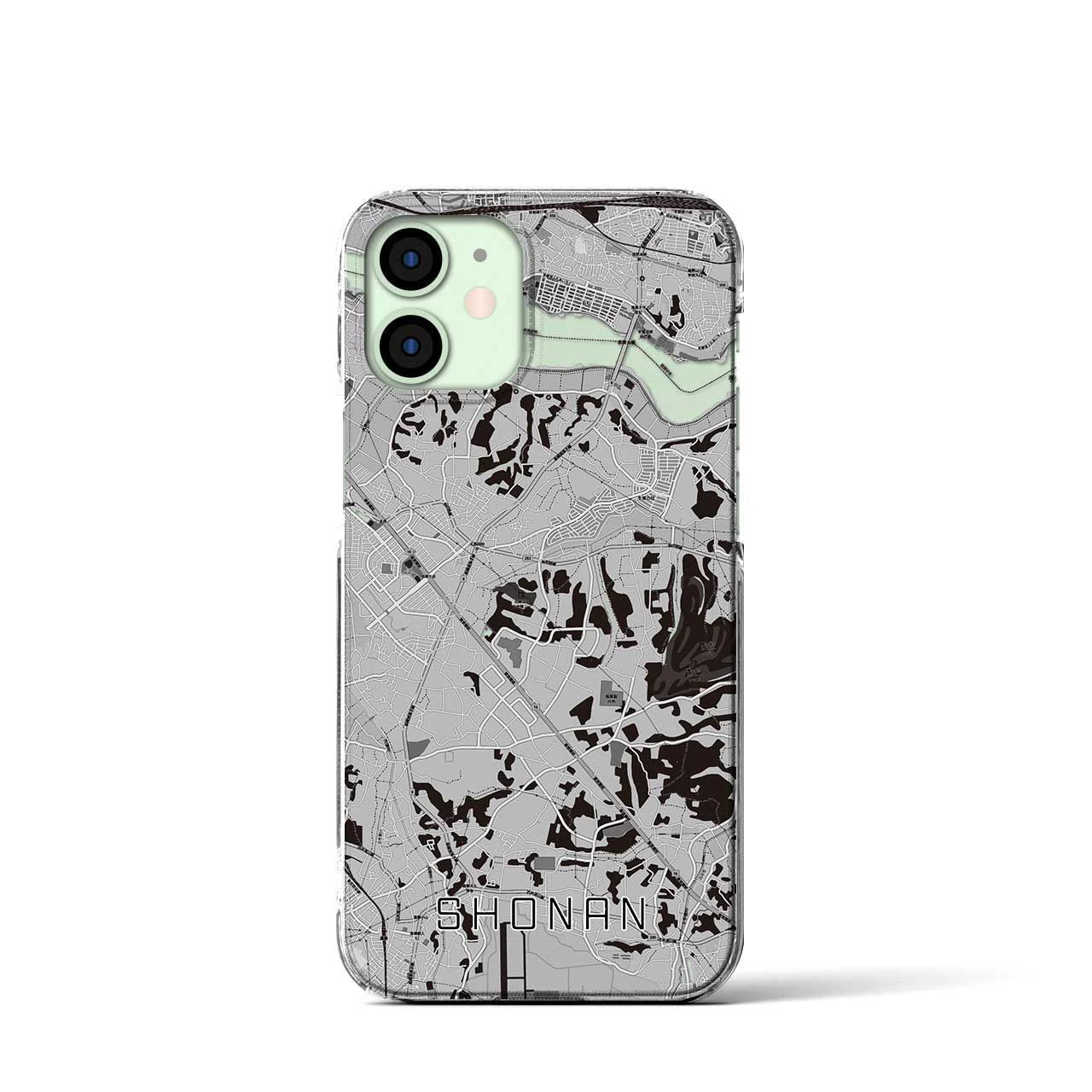 【沼南(千葉県)】地図柄iPhoneケース(クリアタイプ)