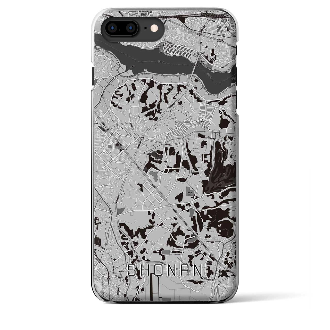 【沼南(千葉県)】地図柄iPhoneケース(クリアタイプ)