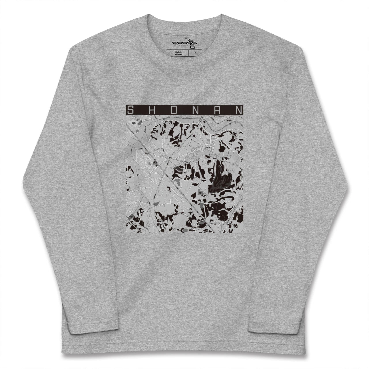 【沼南(千葉県)】地図柄ロングスリーブTシャツ