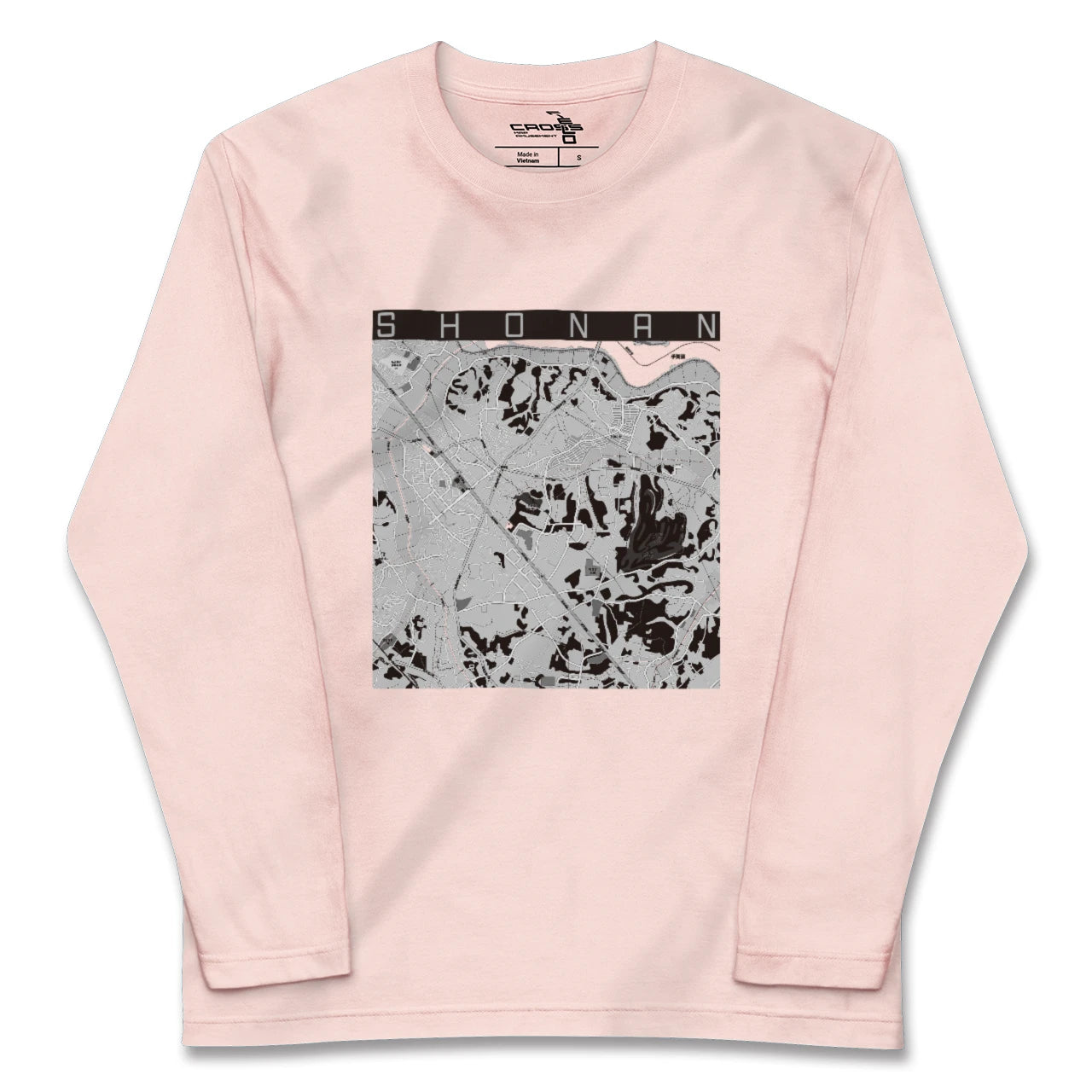 【沼南(千葉県)】地図柄ロングスリーブTシャツ