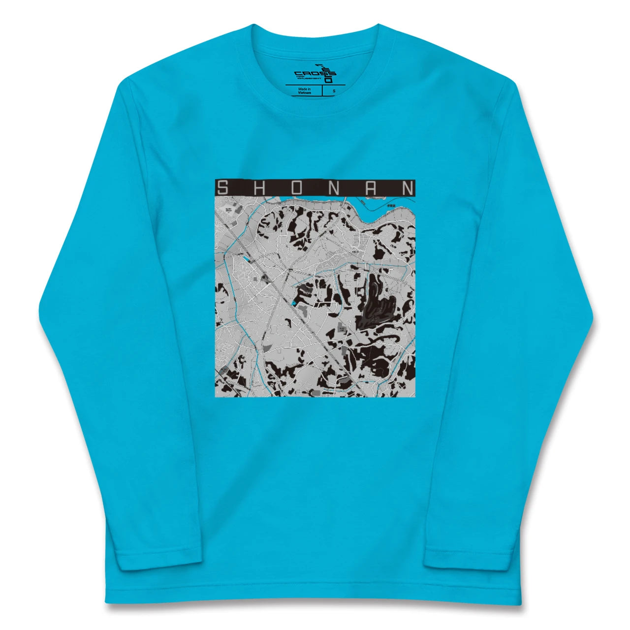 【沼南(千葉県)】地図柄ロングスリーブTシャツ