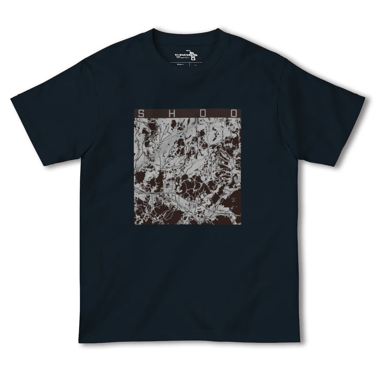 【勝央(岡山県)】地図柄ヘビーウェイトTシャツ