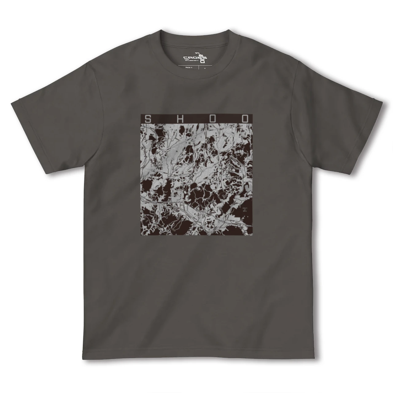 【勝央(岡山県)】地図柄ヘビーウェイトTシャツ