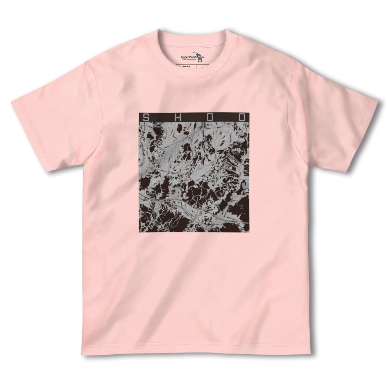 【勝央(岡山県)】地図柄ヘビーウェイトTシャツ