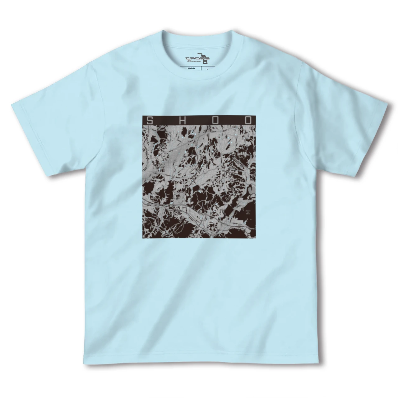 【勝央(岡山県)】地図柄ヘビーウェイトTシャツ