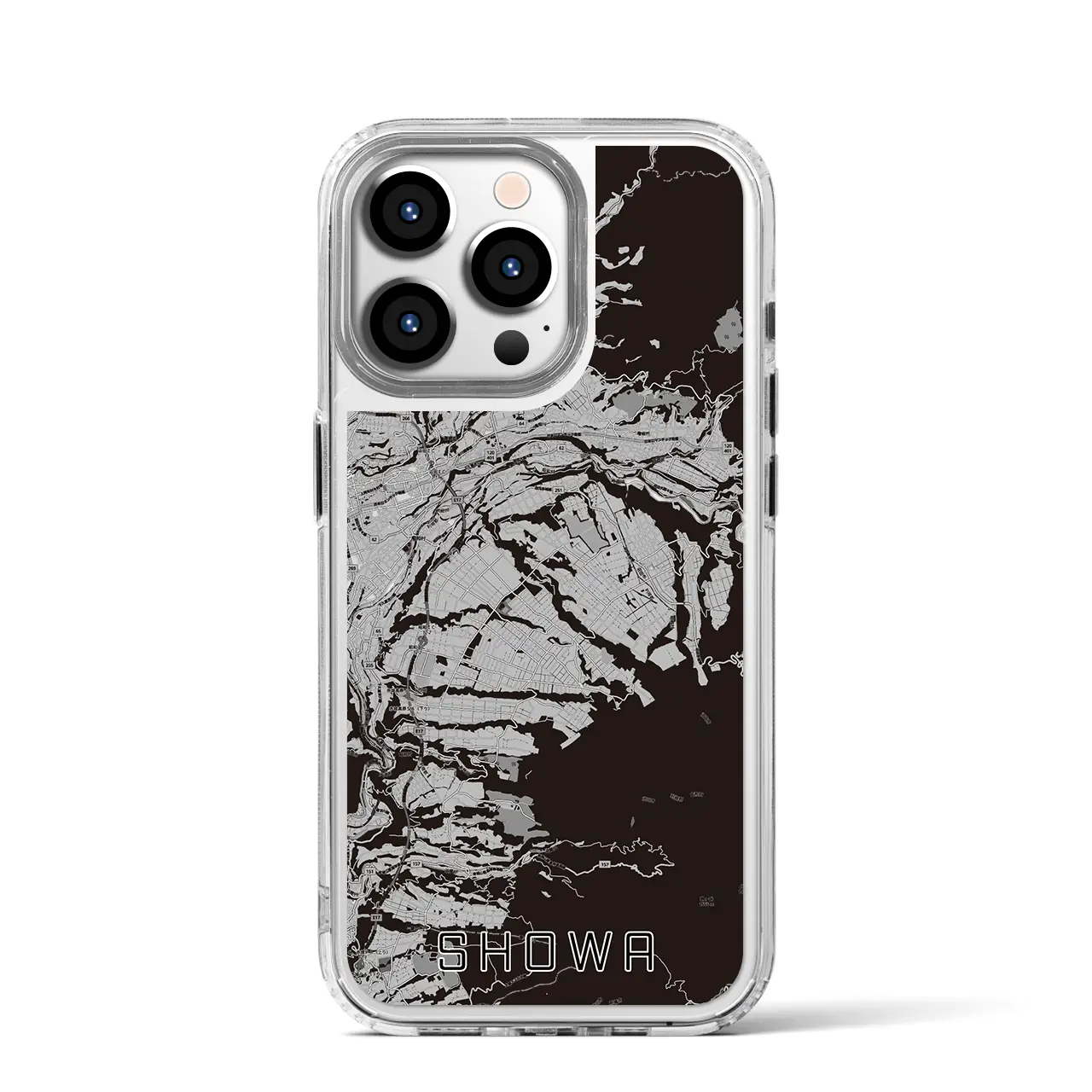 【昭和(群馬県)】地図柄iPhoneケース(MagSafeタイプ)