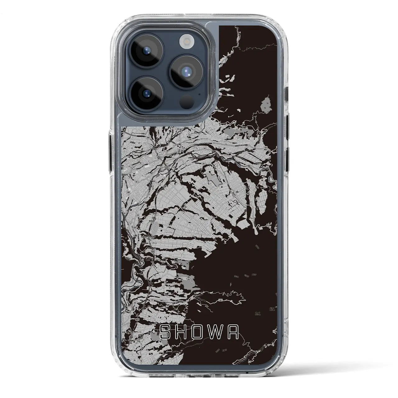 【昭和(群馬県)】地図柄iPhoneケース(MagSafeタイプ)