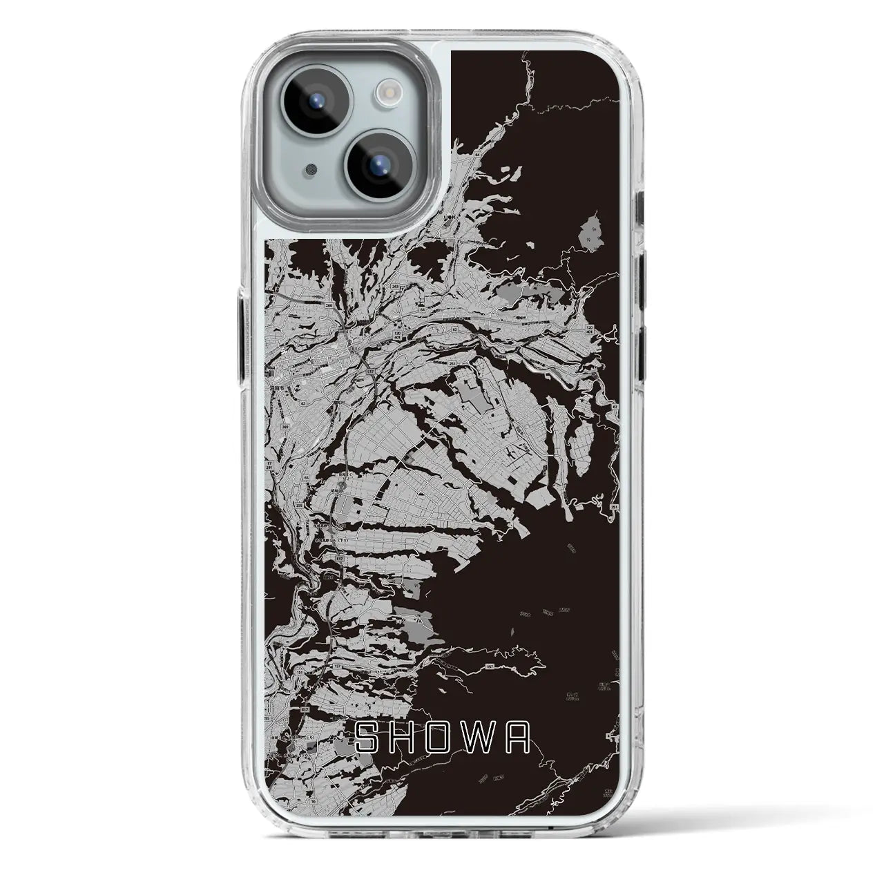 【昭和(群馬県)】地図柄iPhoneケース(MagSafeタイプ)