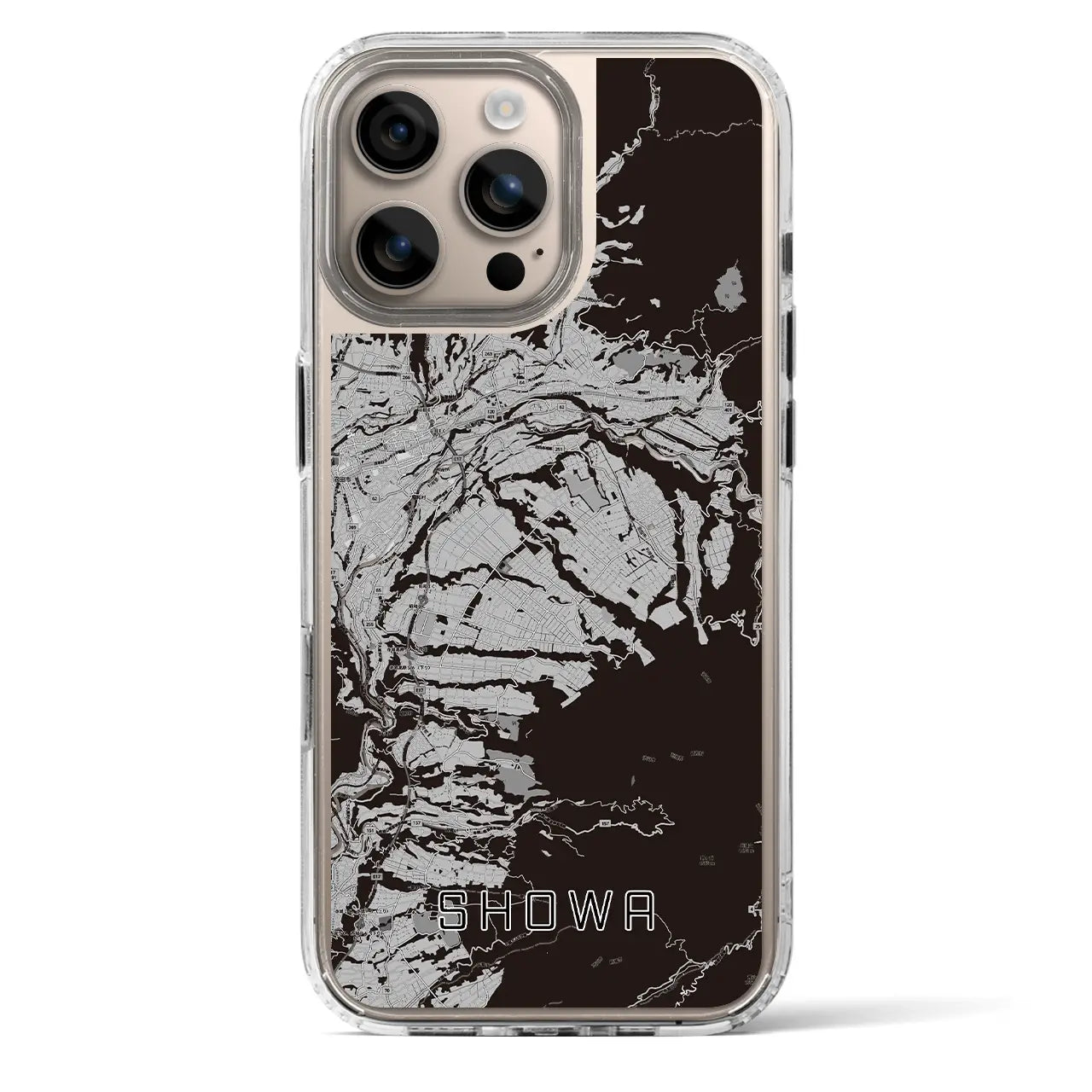 【昭和(群馬県)】地図柄iPhoneケース(MagSafeタイプ)