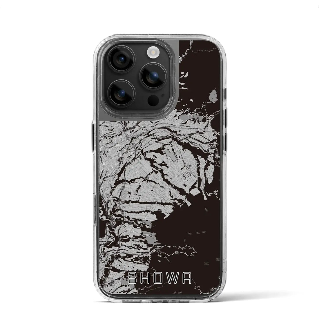 【昭和(群馬県)】地図柄iPhoneケース(MagSafeタイプ)