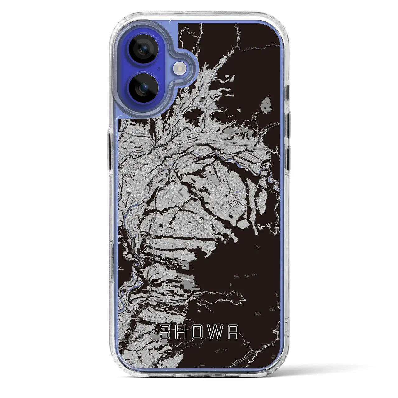 【昭和(群馬県)】地図柄iPhoneケース(MagSafeタイプ)