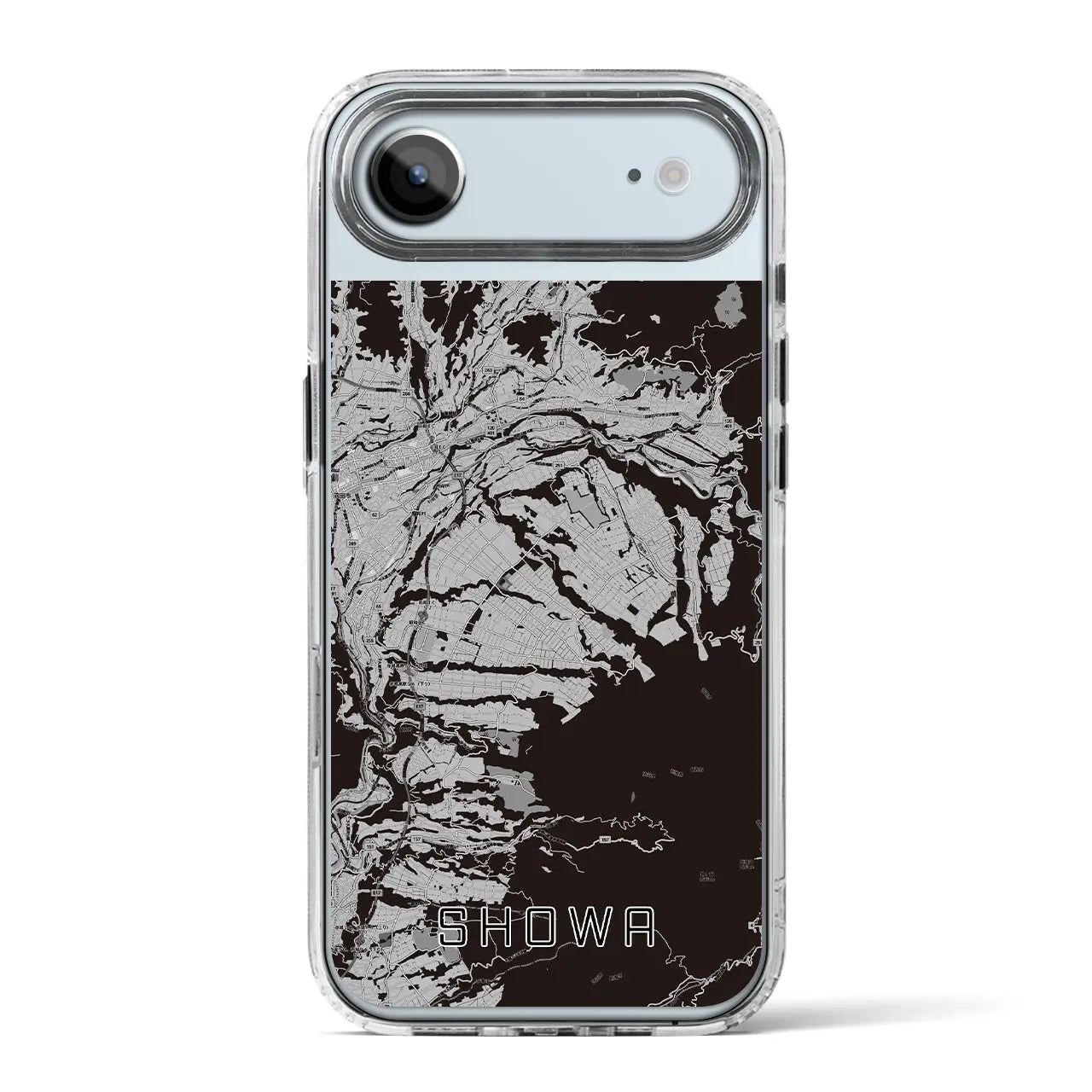 【昭和(群馬県)】地図柄iPhoneケース(MagSafeタイプ)