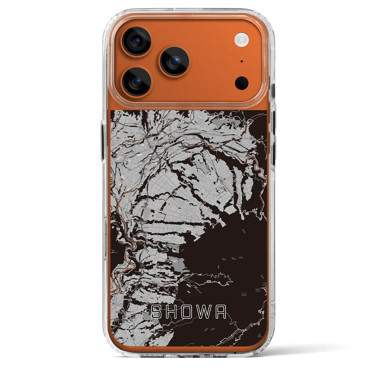 【昭和(群馬県)】地図柄iPhoneケース(MagSafeタイプ)