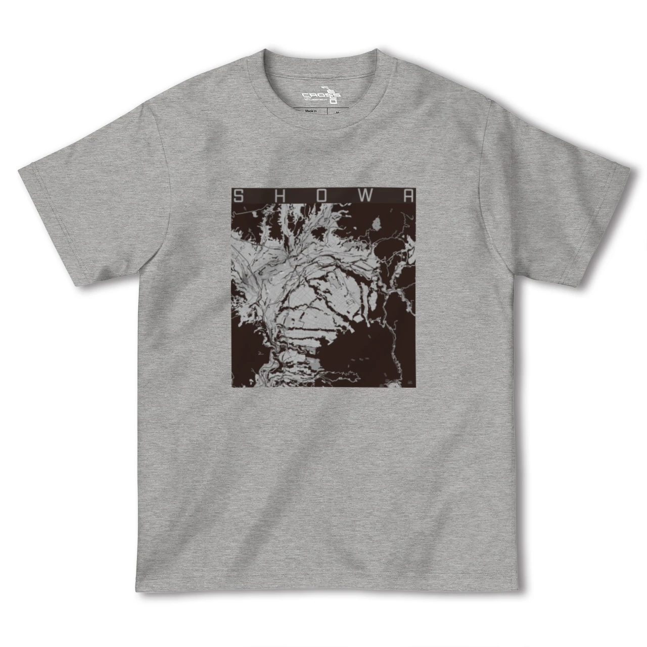 【昭和(群馬県)】地図柄ヘビーウェイトTシャツ