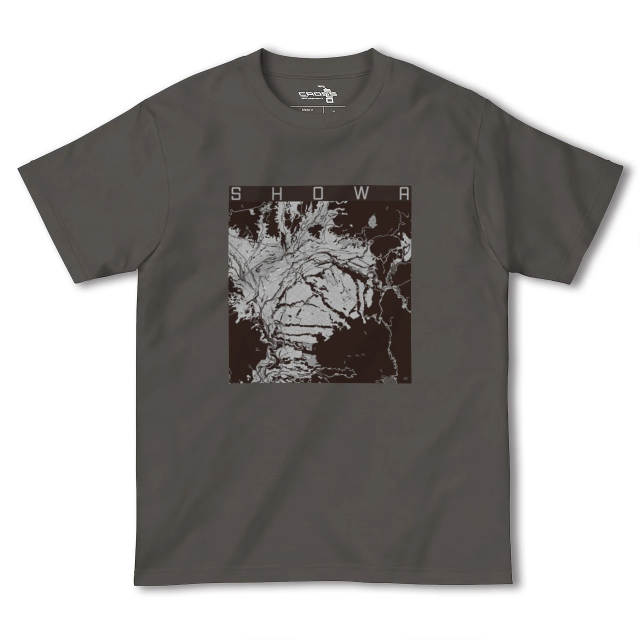 【昭和(群馬県)】地図柄ヘビーウェイトTシャツ