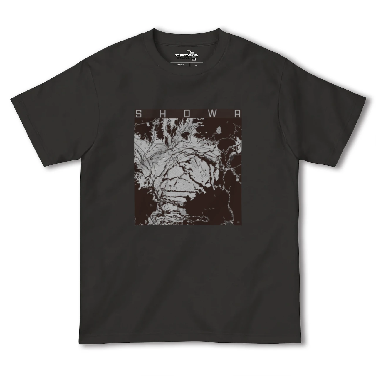 【昭和(群馬県)】地図柄ヘビーウェイトTシャツ