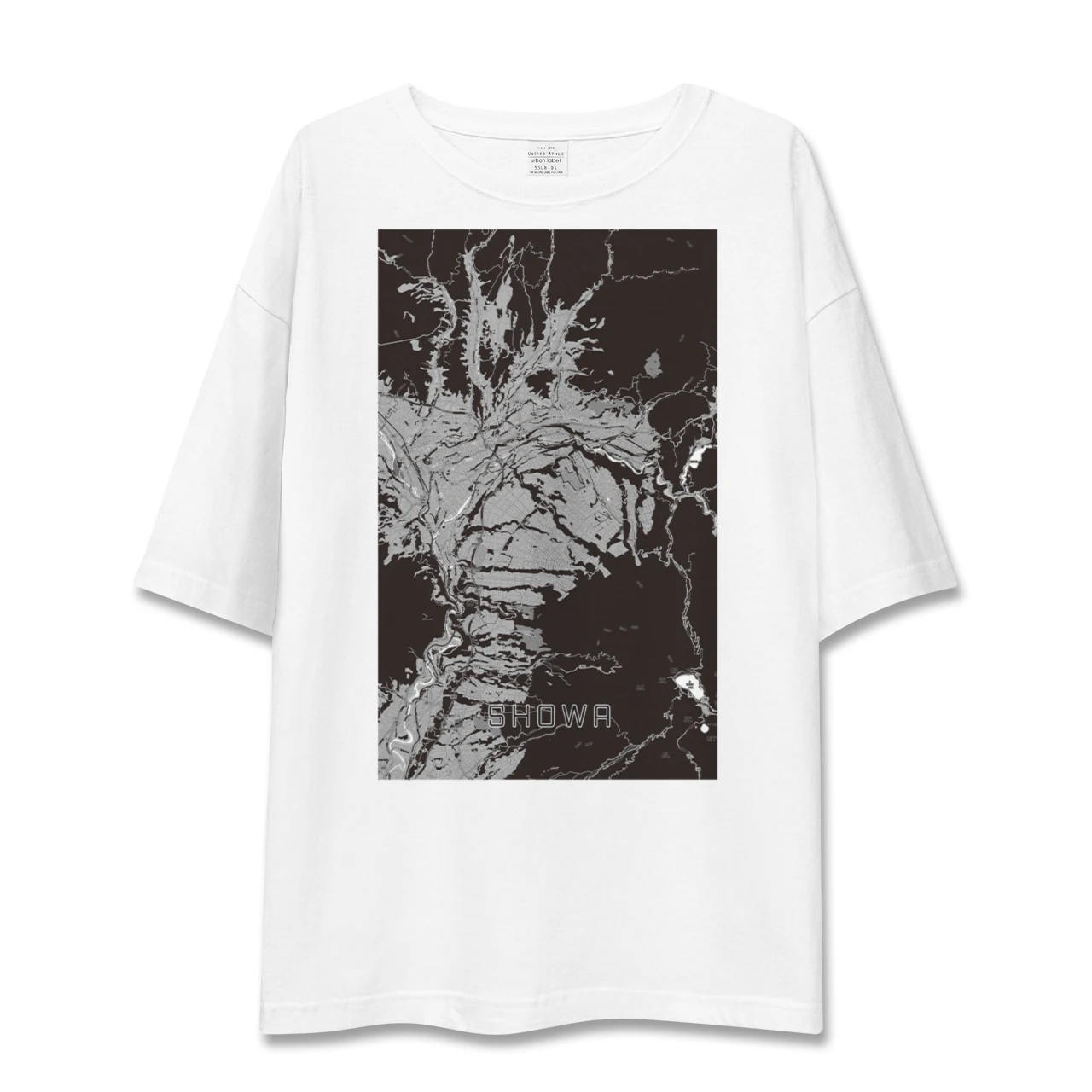 【昭和(群馬県)】地図柄ビッグシルエットTシャツ