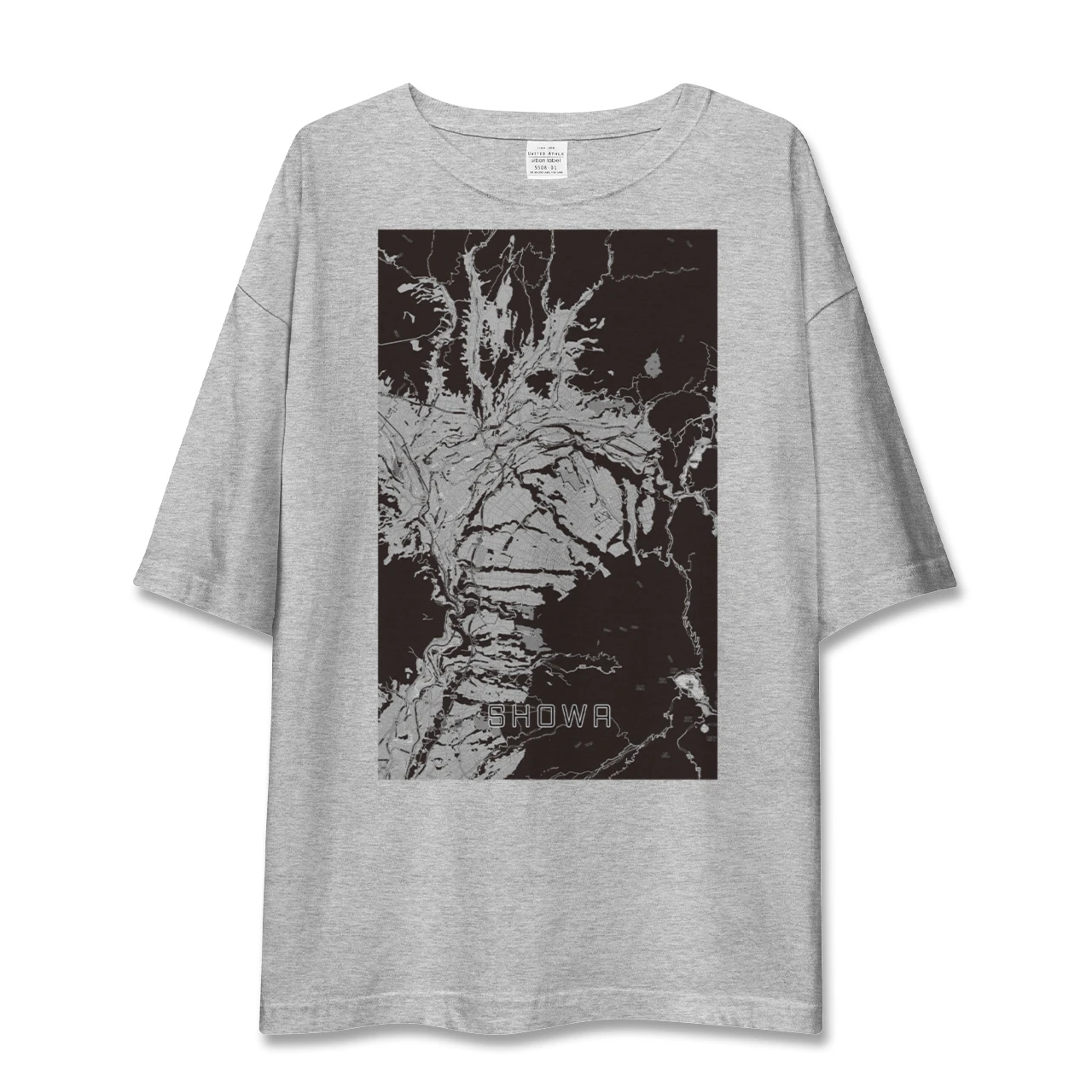 【昭和(群馬県)】地図柄ビッグシルエットTシャツ