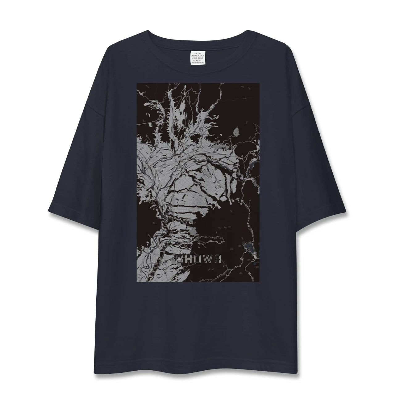 【昭和(群馬県)】地図柄ビッグシルエットTシャツ