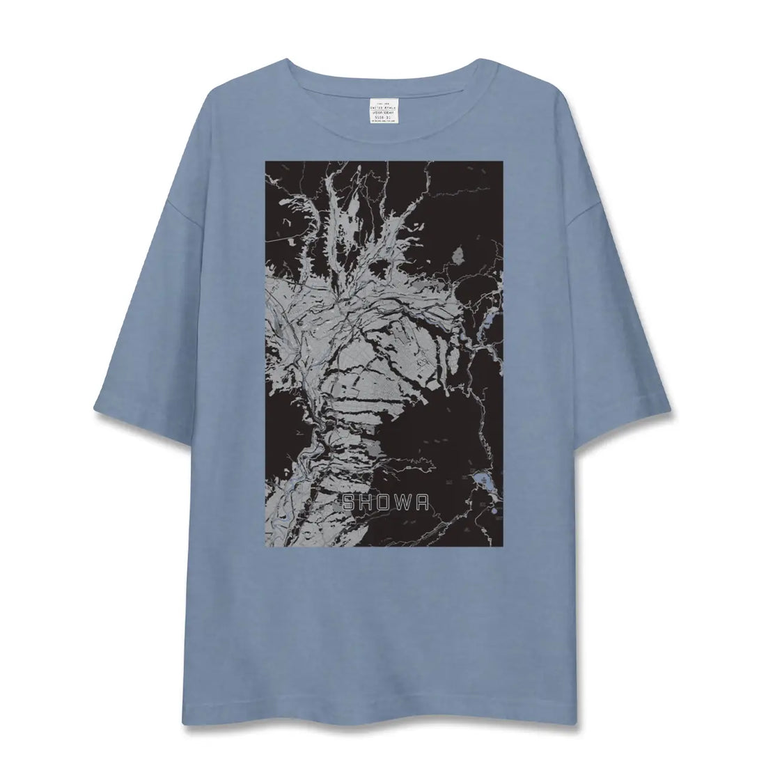 【昭和(群馬県)】地図柄ビッグシルエットTシャツ