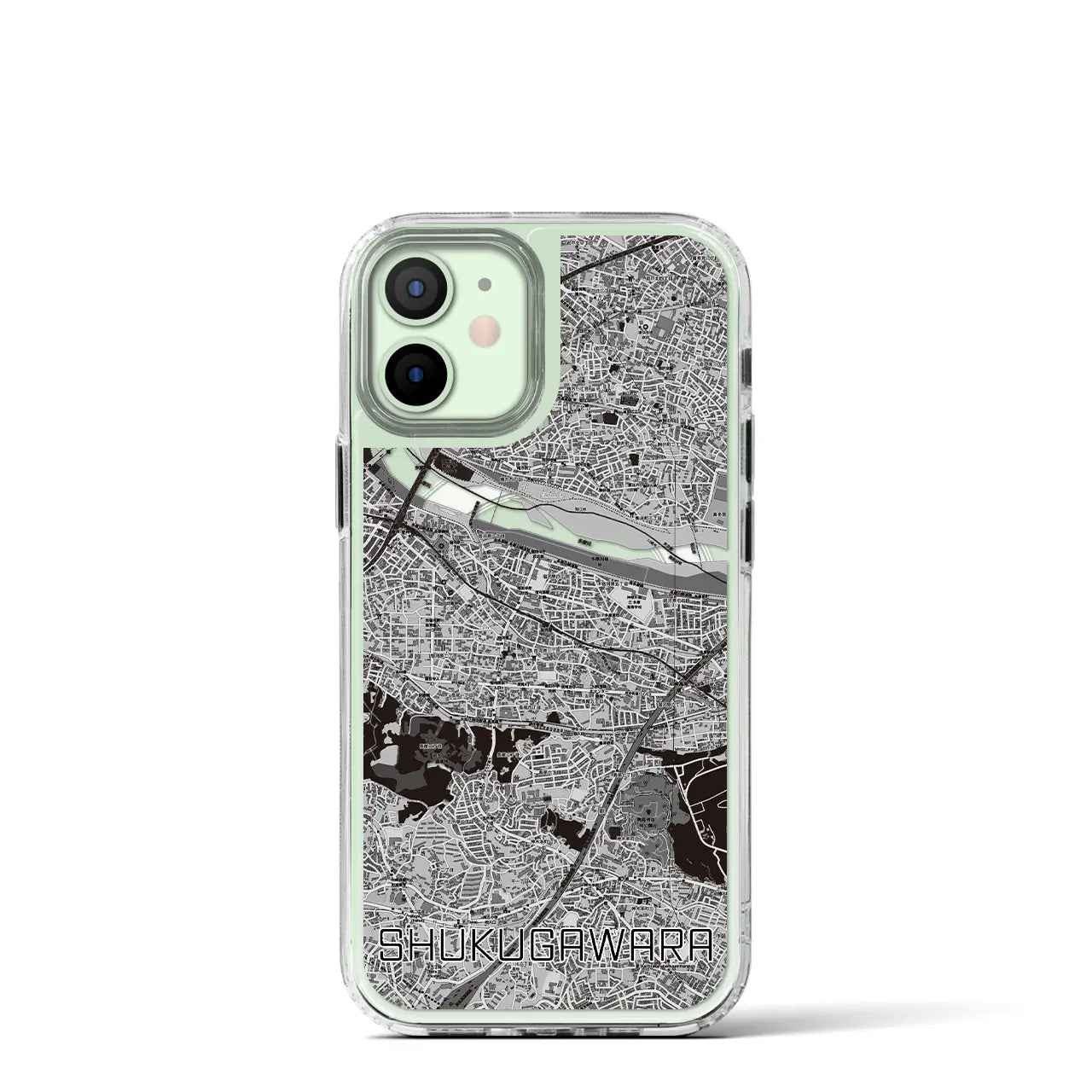 【宿河原(神奈川県)】地図柄iPhoneケース(MagSafeタイプ)