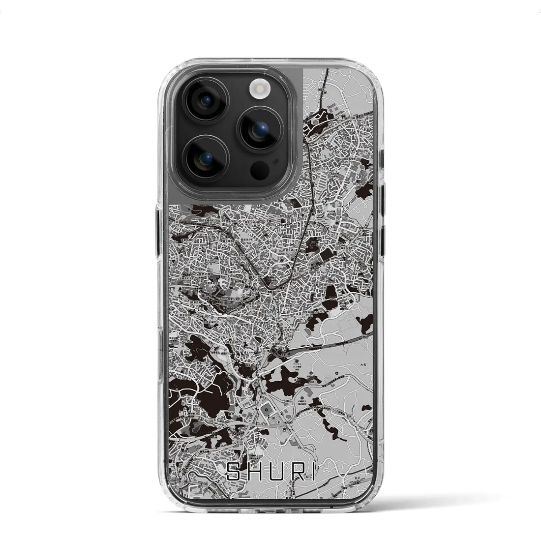 【首里(沖縄県)】地図柄iPhoneケース(MagSafeタイプ)