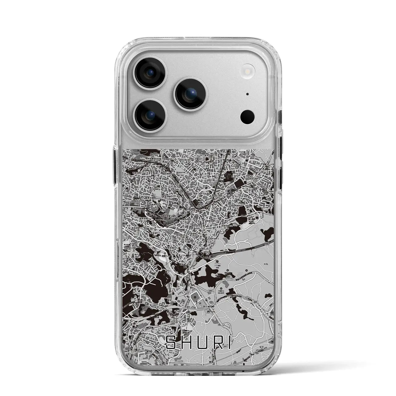 【首里(沖縄県)】地図柄iPhoneケース(MagSafeタイプ)