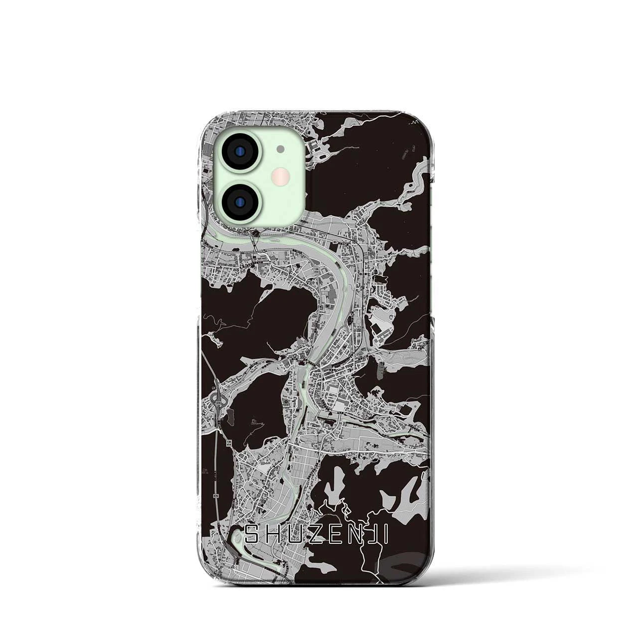 【修善寺(静岡県)】地図柄iPhoneケース(クリアタイプ)