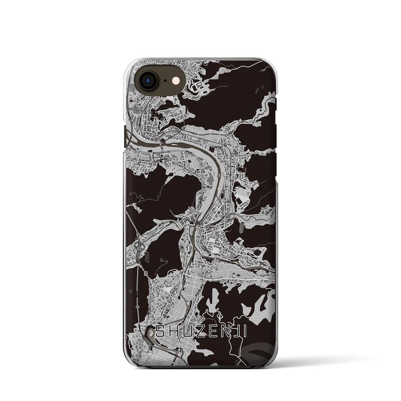 【修善寺(静岡県)】地図柄iPhoneケース(クリアタイプ)