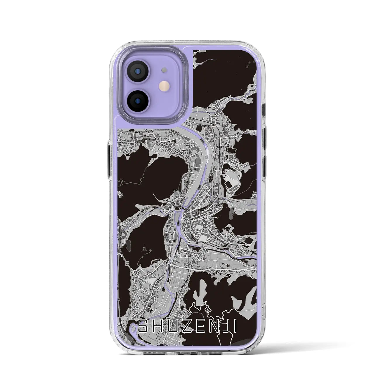 【修善寺(静岡県)】地図柄iPhoneケース(MagSafeタイプ)