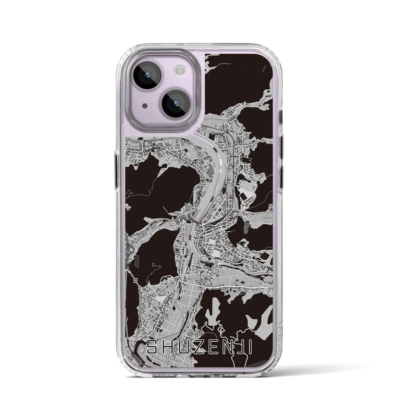 【修善寺(静岡県)】地図柄iPhoneケース(MagSafeタイプ)