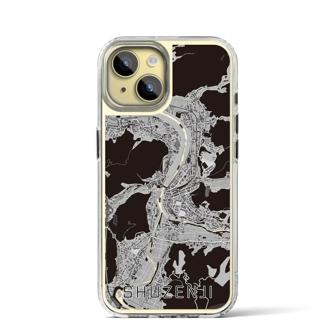 【修善寺(静岡県)】地図柄iPhoneケース(MagSafeタイプ)