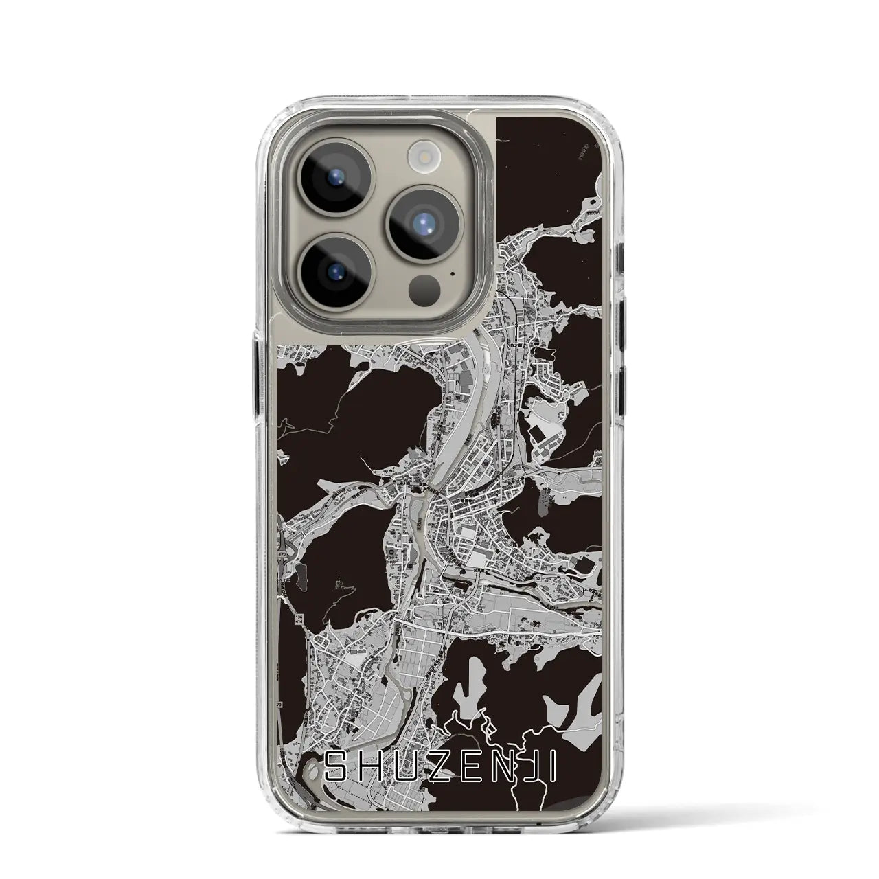 【修善寺(静岡県)】地図柄iPhoneケース(MagSafeタイプ)