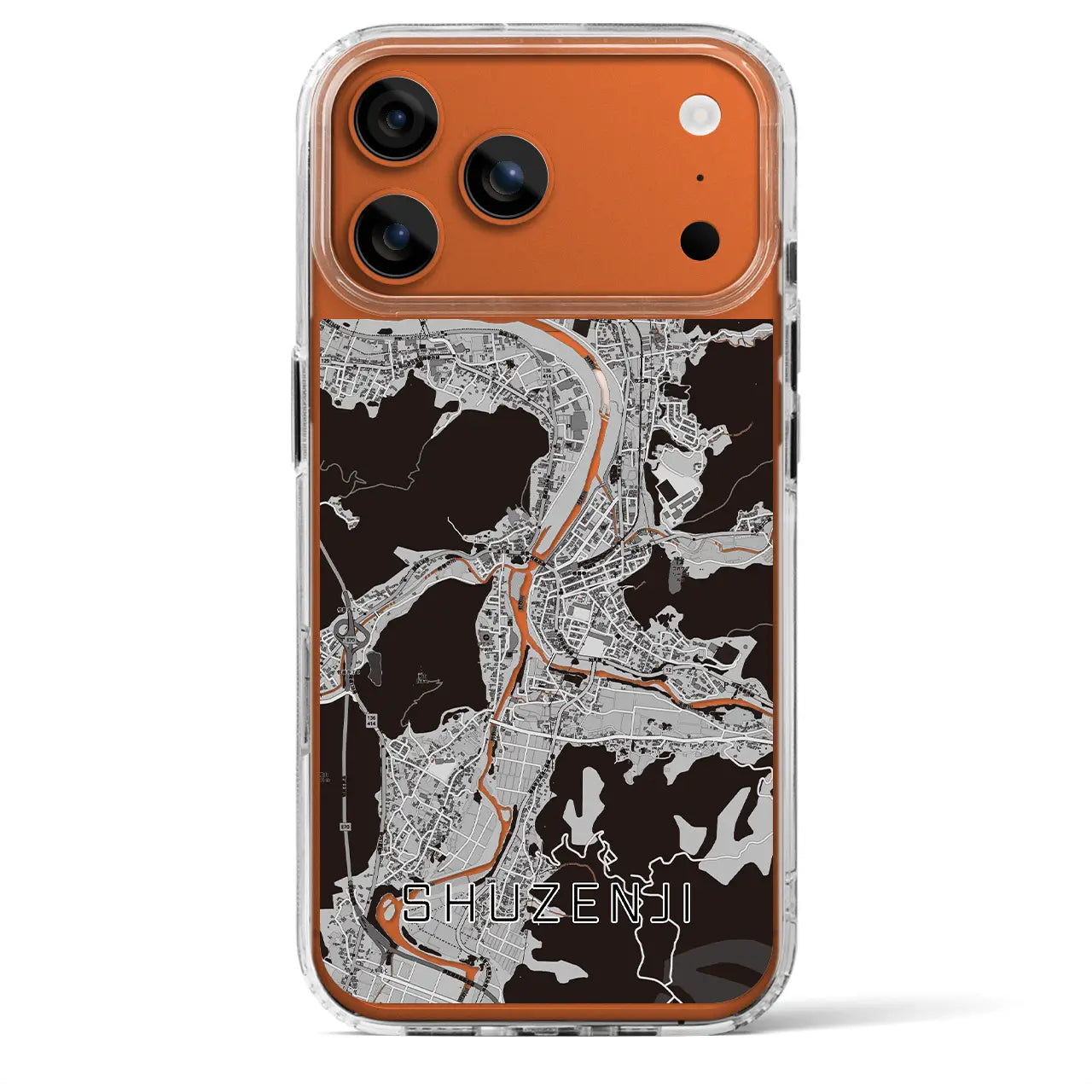 【修善寺(静岡県)】地図柄iPhoneケース(MagSafeタイプ)