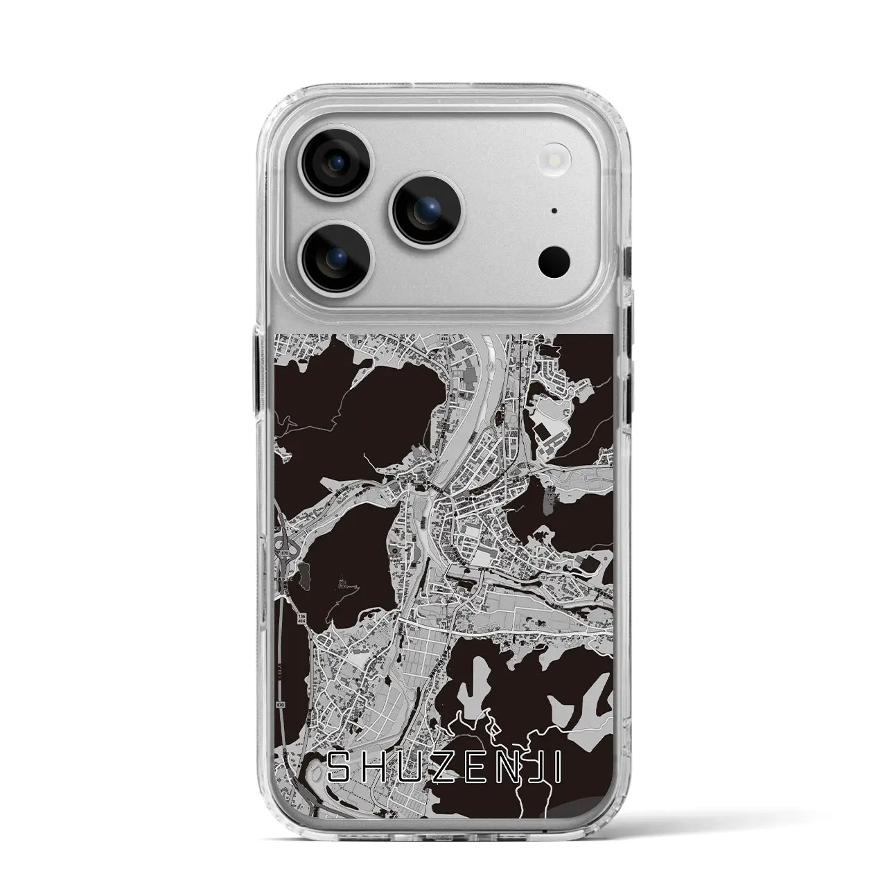 【修善寺(静岡県)】地図柄iPhoneケース(MagSafeタイプ)