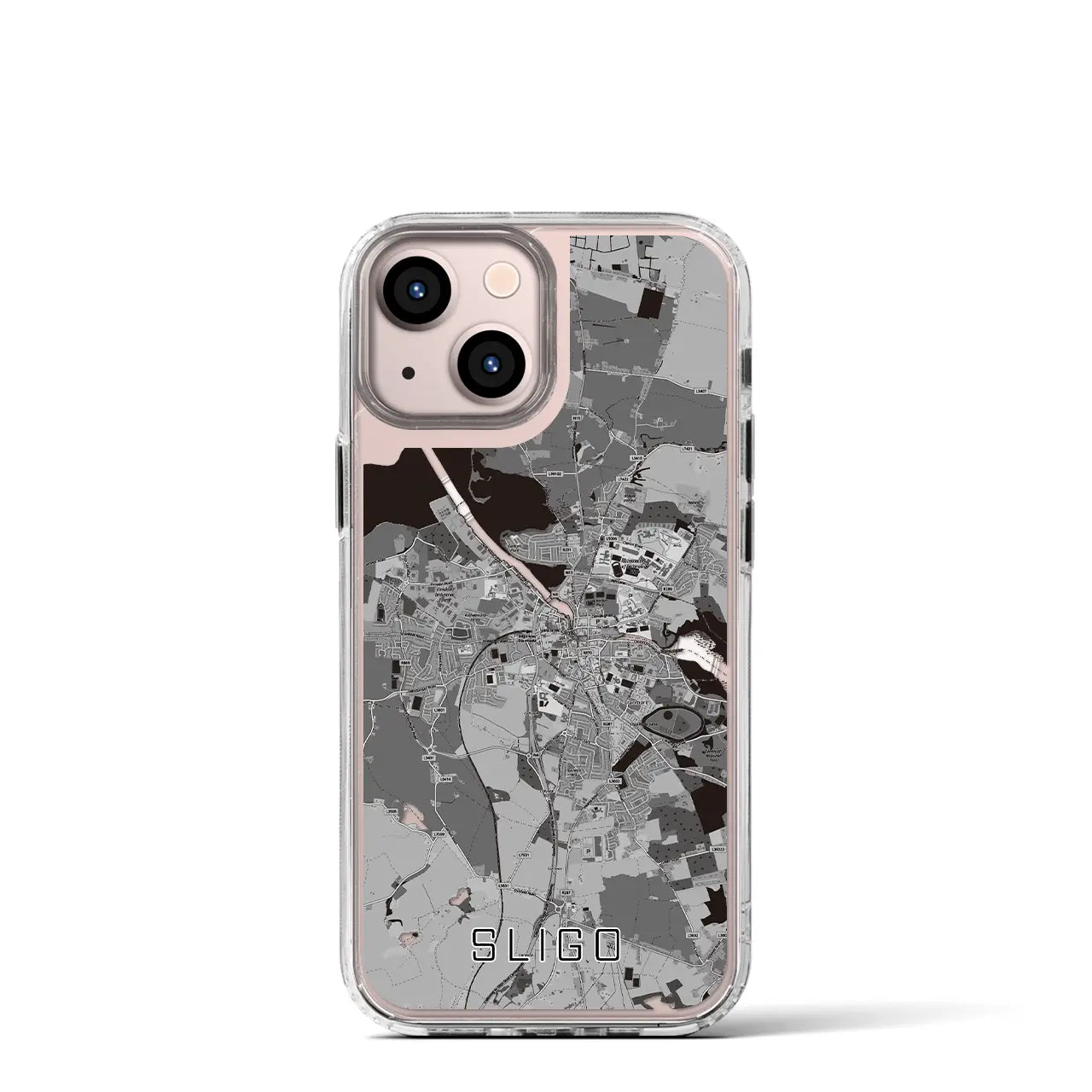 【スライゴ(アイルランド)】地図柄iPhoneケース(MagSafeタイプ)