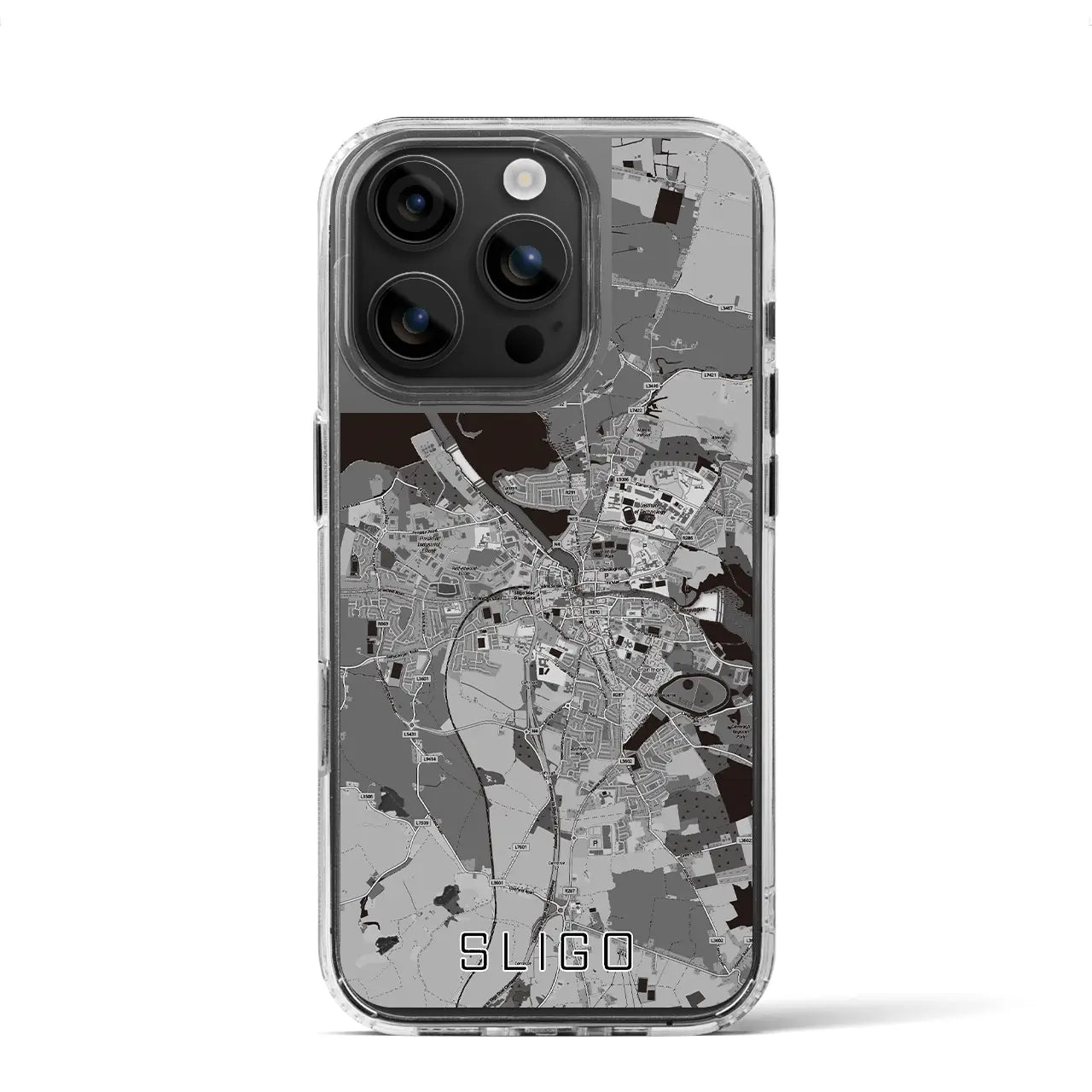 【スライゴ(アイルランド)】地図柄iPhoneケース(MagSafeタイプ)