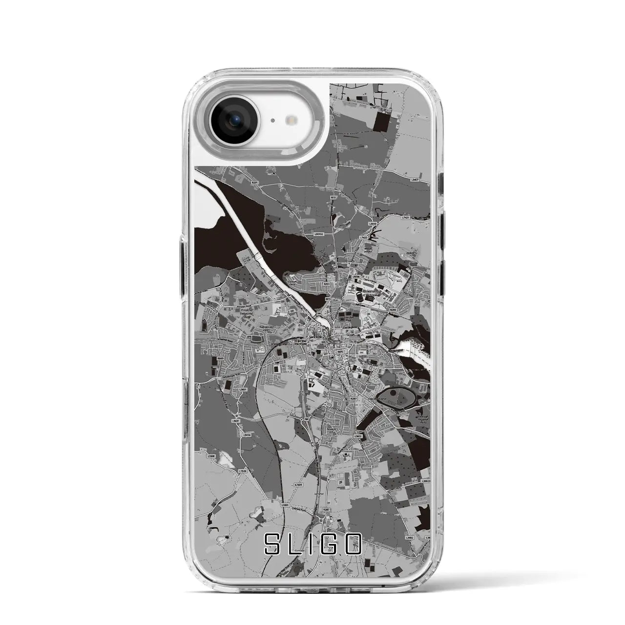 【スライゴ(アイルランド)】地図柄iPhoneケース(MagSafeタイプ)
