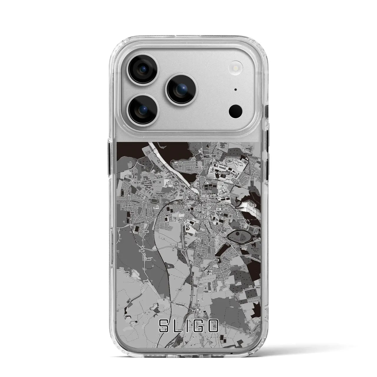 【スライゴ(アイルランド)】地図柄iPhoneケース(MagSafeタイプ)