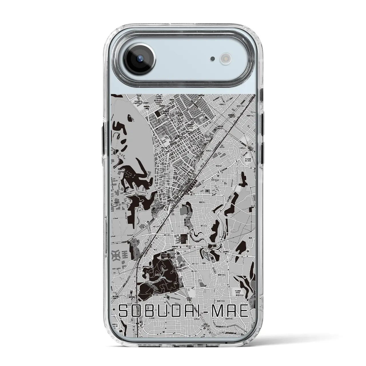 【相武台前(神奈川県)】地図柄iPhoneケース(MagSafeタイプ)