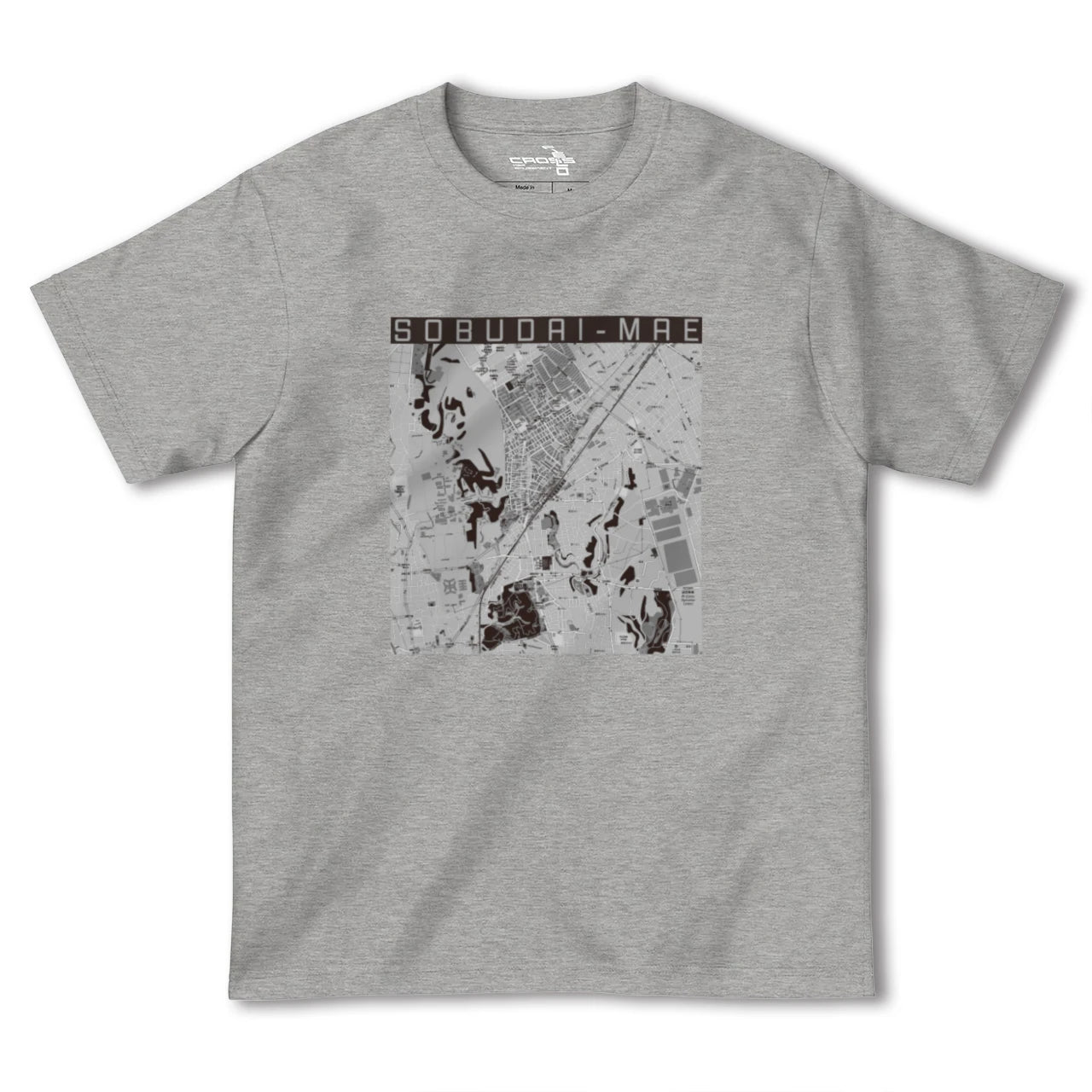 【相武台前(神奈川県)】地図柄ヘビーウェイトTシャツ