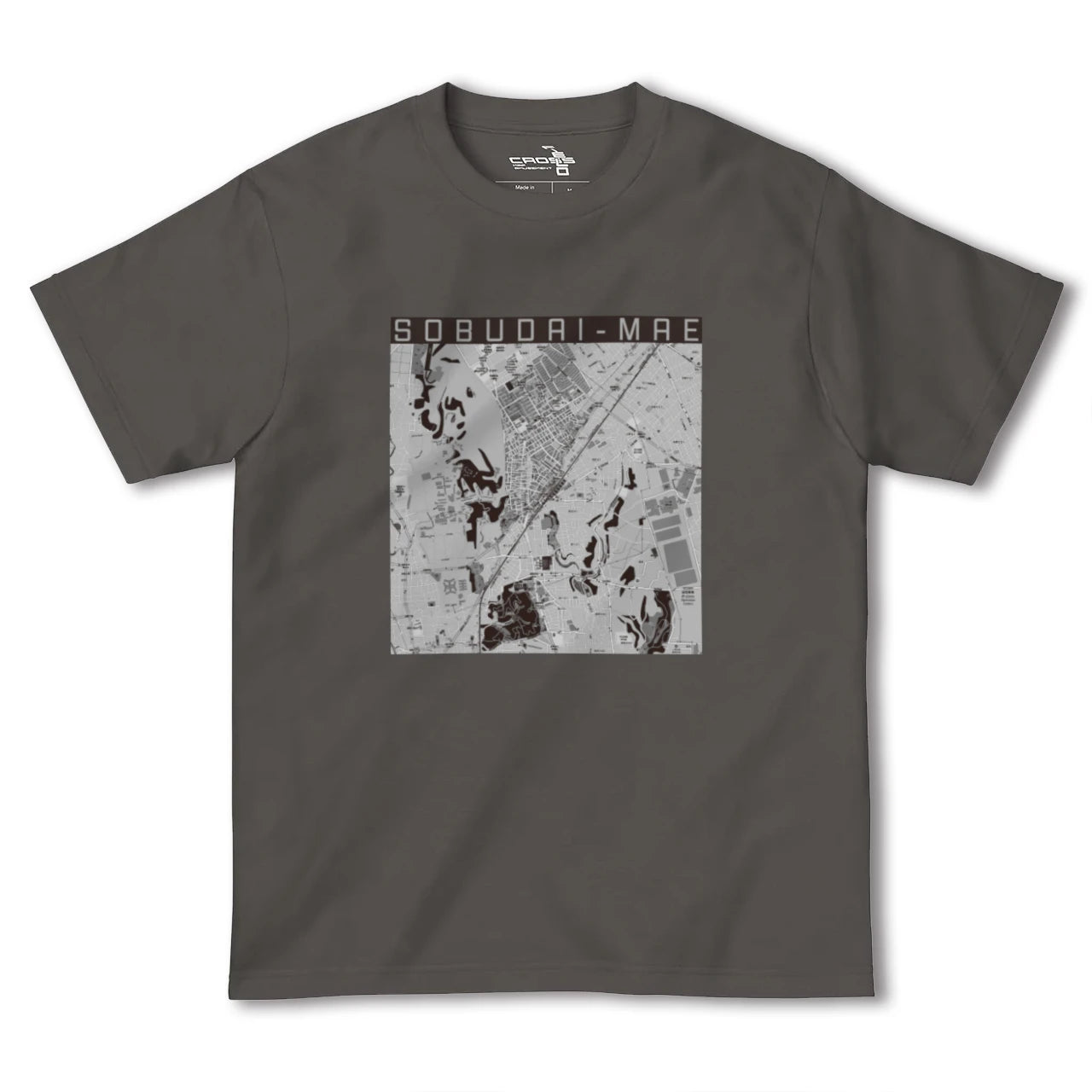 【相武台前(神奈川県)】地図柄ヘビーウェイトTシャツ