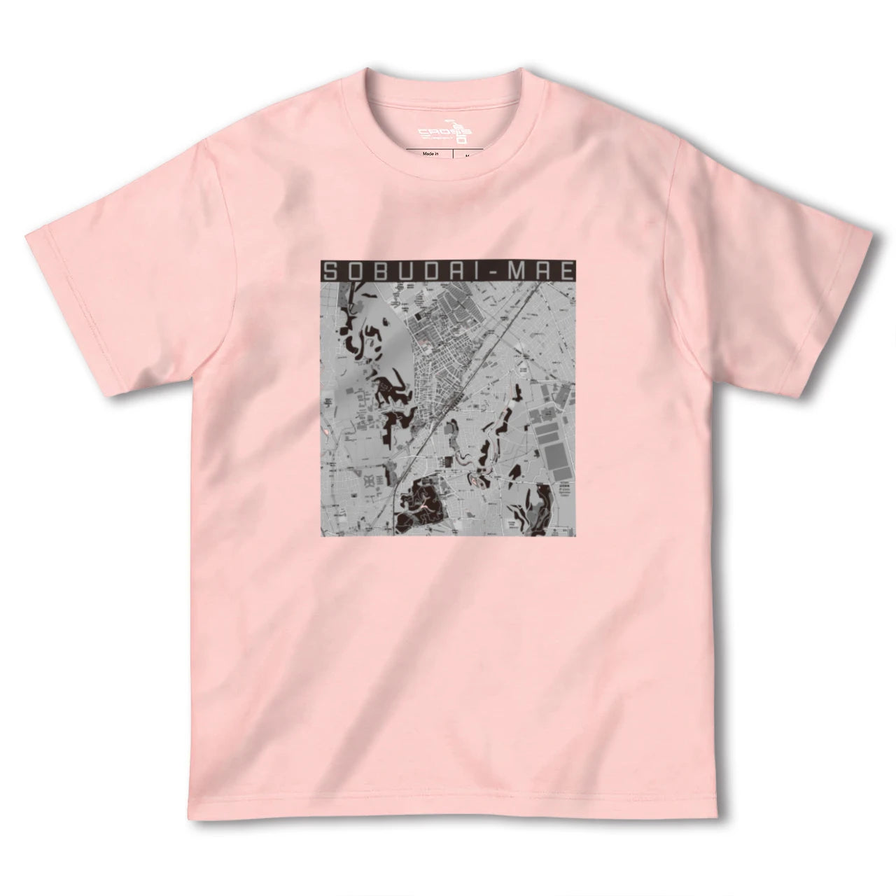 【相武台前(神奈川県)】地図柄ヘビーウェイトTシャツ