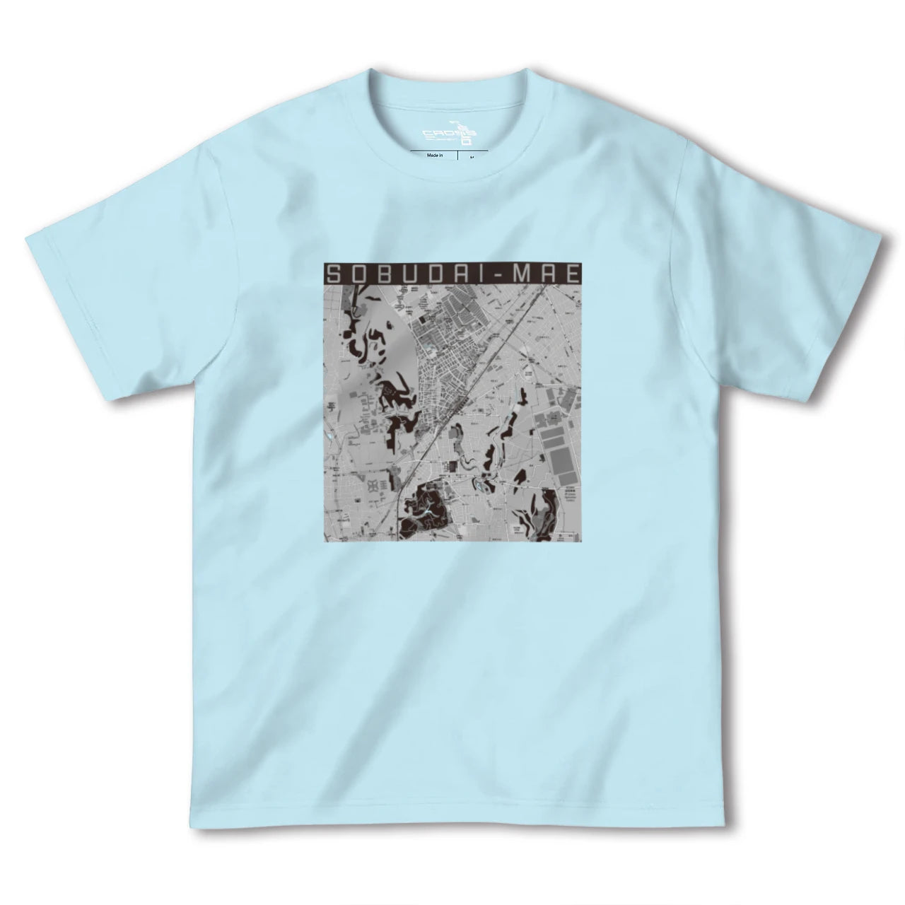 【相武台前(神奈川県)】地図柄ヘビーウェイトTシャツ