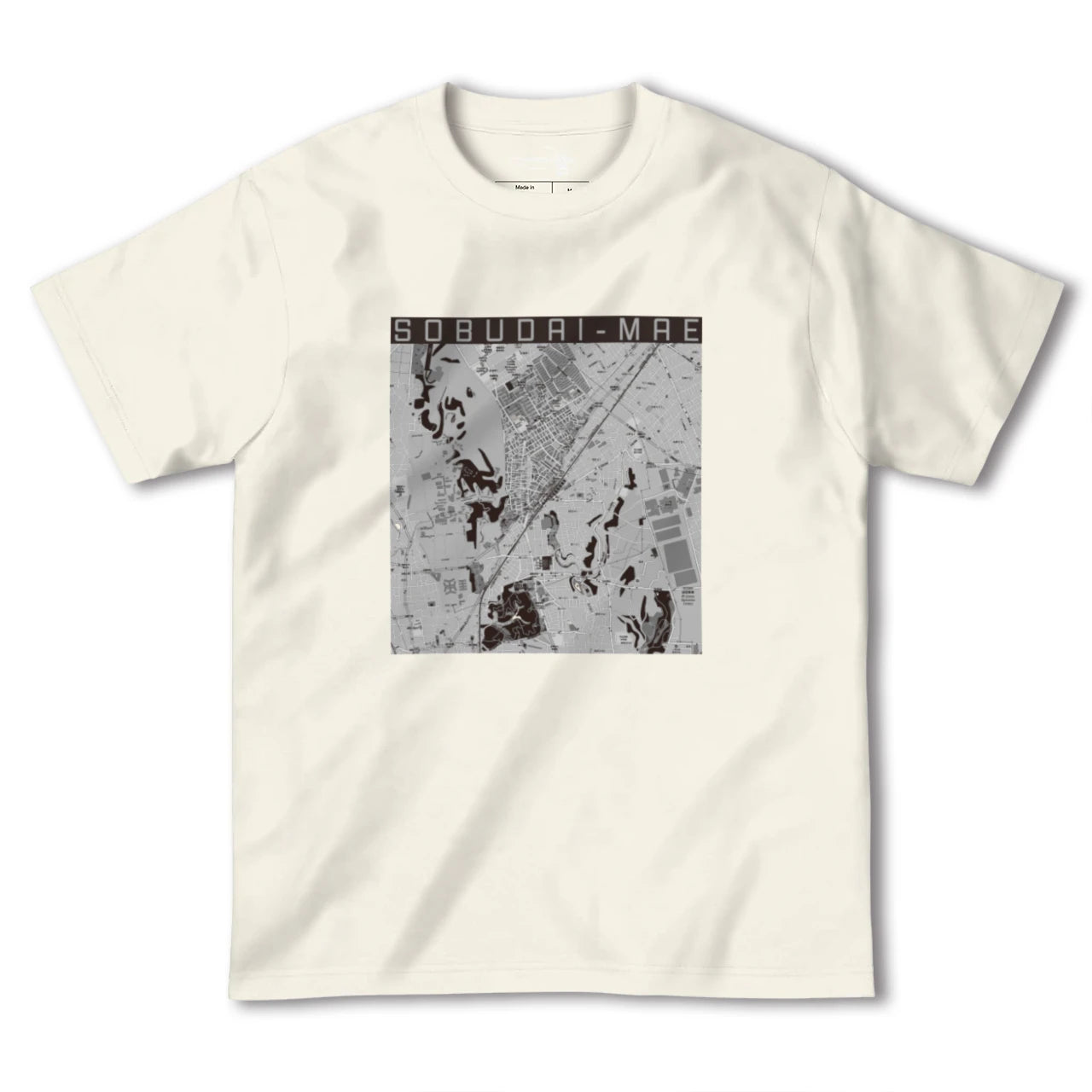 【相武台前(神奈川県)】地図柄ヘビーウェイトTシャツ