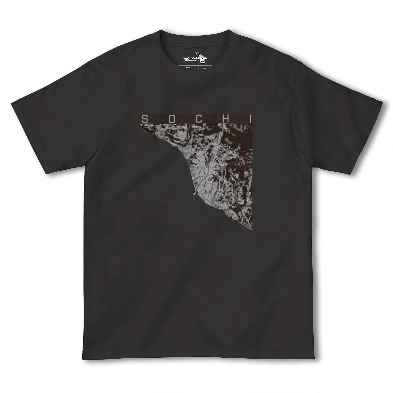 【ソチ(ロシア)】地図柄ヘビーウェイトTシャツ